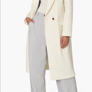 WeWoreWhat Ivory Twill Blazer Coat XL BNWT